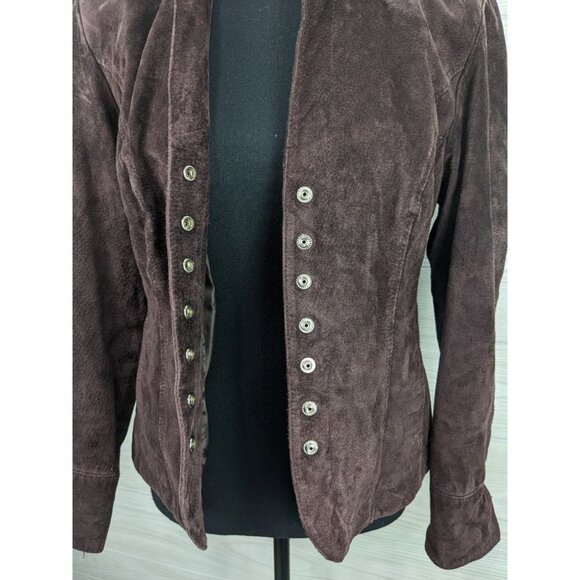 Live a Little Vintage 100% Suede Leather Western Jacket - Picture 3 of 6